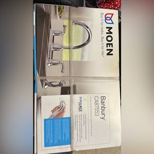 NEVER OPENED moen Banbury CA87553 kitchen Faucet